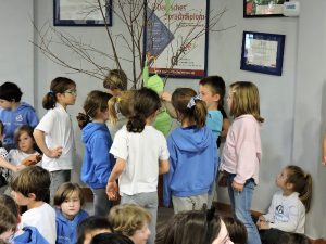 celebración del Día del Libro en el Deutsche Schule San Alberto Magno de San Sebastián, colegio aleman