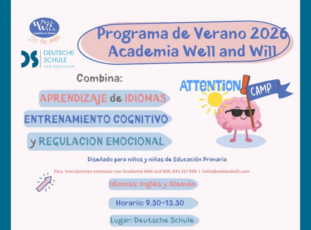 Programa de verano con Well and Will 2026 en Deutsche Schule